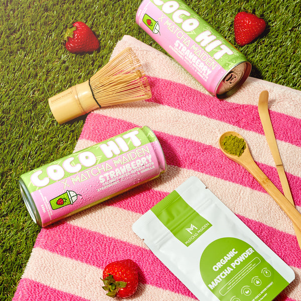 Coco Hit - Strawberry Matcha Coconut Water - 12 Pack