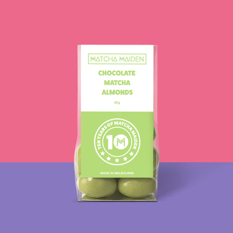 Matcha Chocolate Almonds - 85g