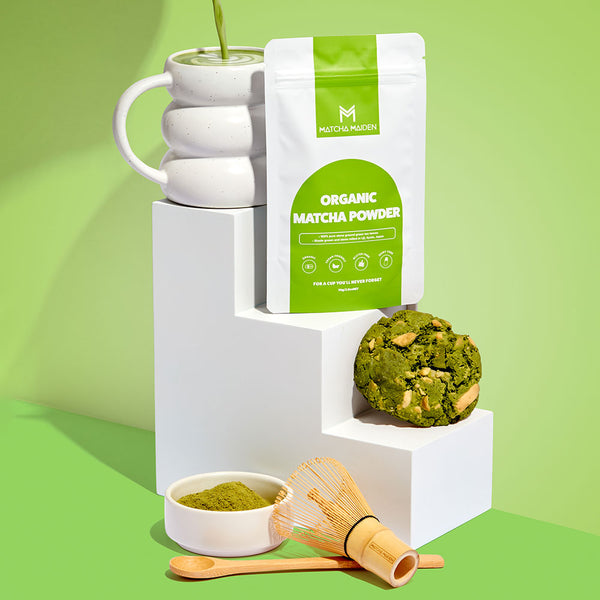 Organic Matcha 70g + Whisk