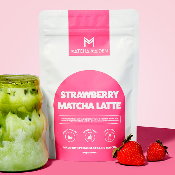 Strawberry Matcha Latte