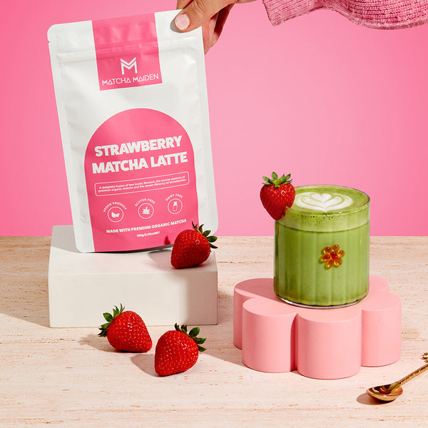 Strawberry Matcha Latte